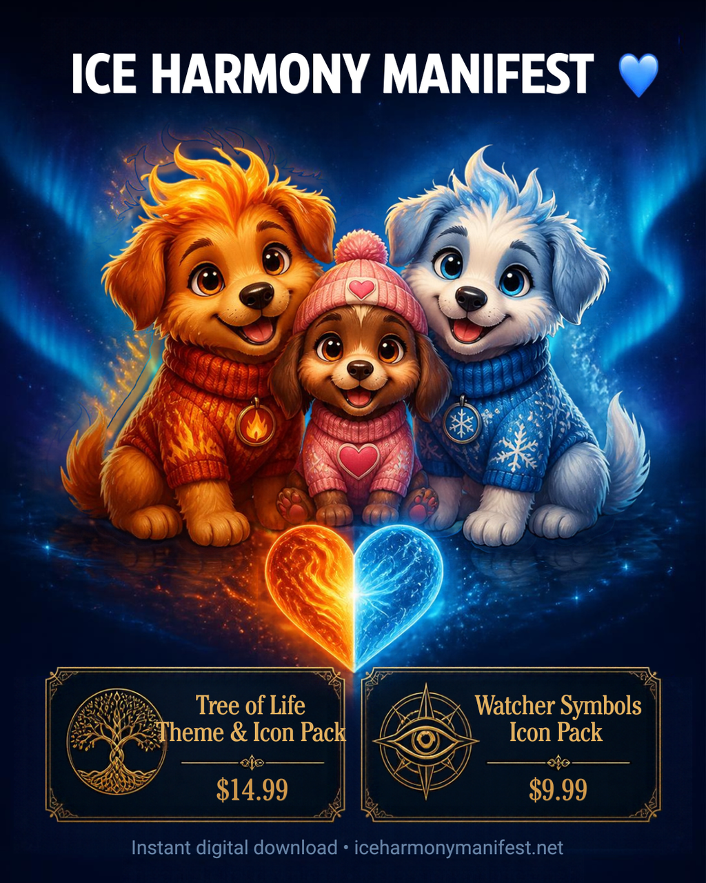 Flicker & Frost: How the Ice Harmony Friends Met