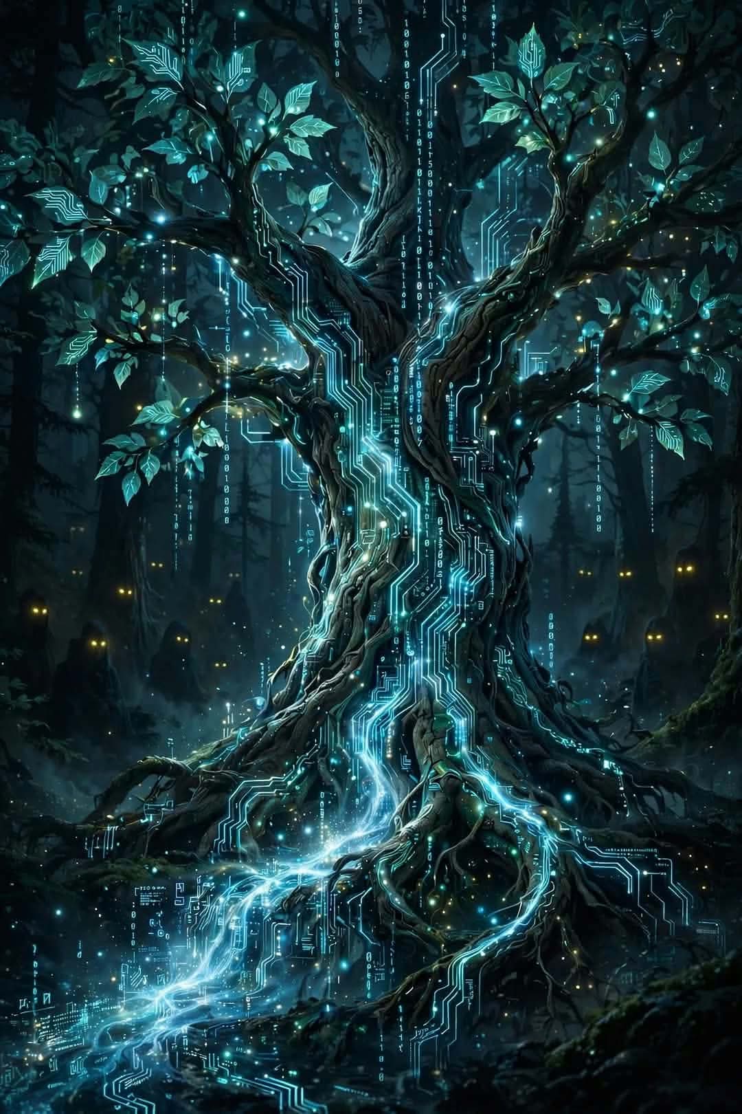 Teal Tree of Life Wallpaper Bundle