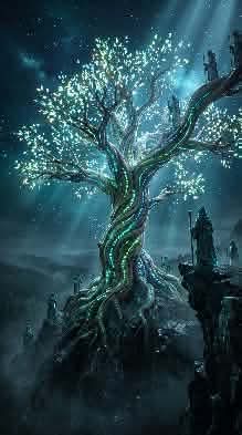 Teal Tree of Life Wallpaper Bundle