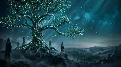 Teal Tree of Life Wallpaper Bundle