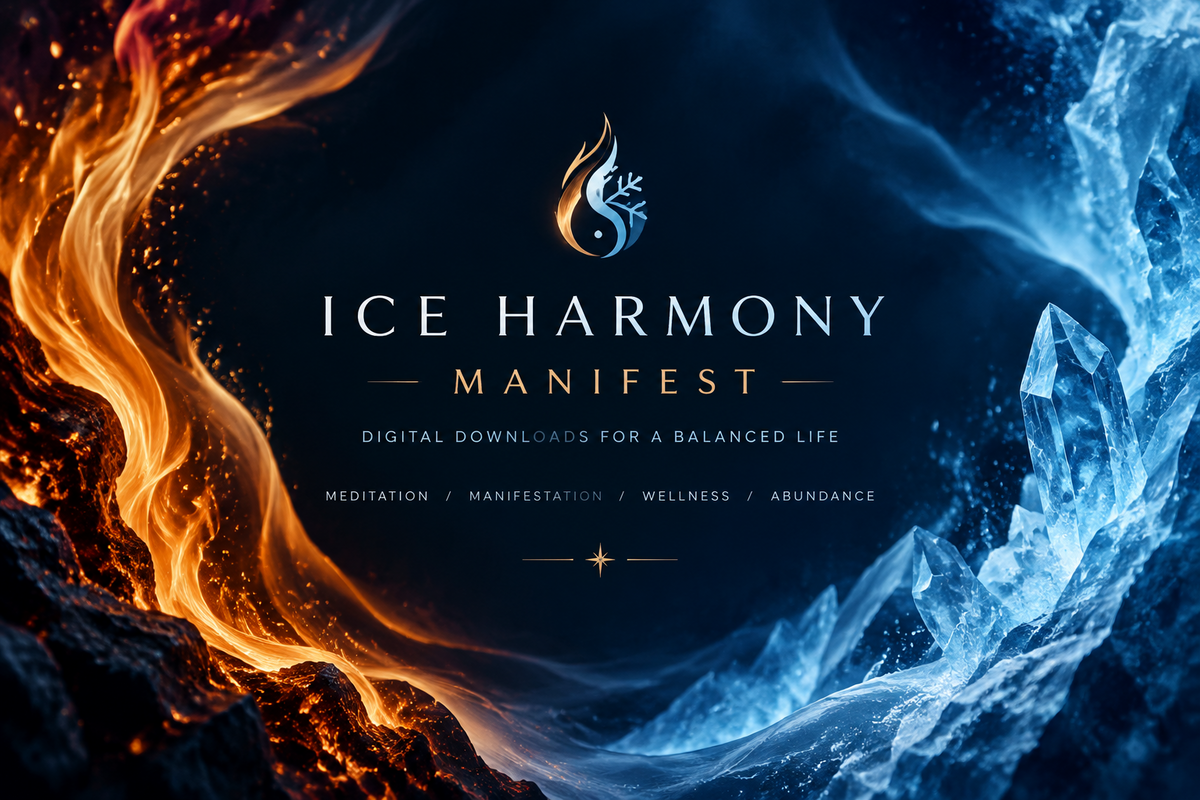 Fire & Ice Tree of Life | Digital Wallpaper & Theme Pack