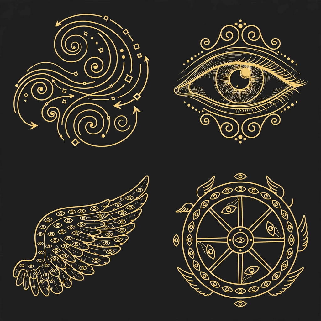 Golden Tree of Life & Watchers | Digital Wallpaper