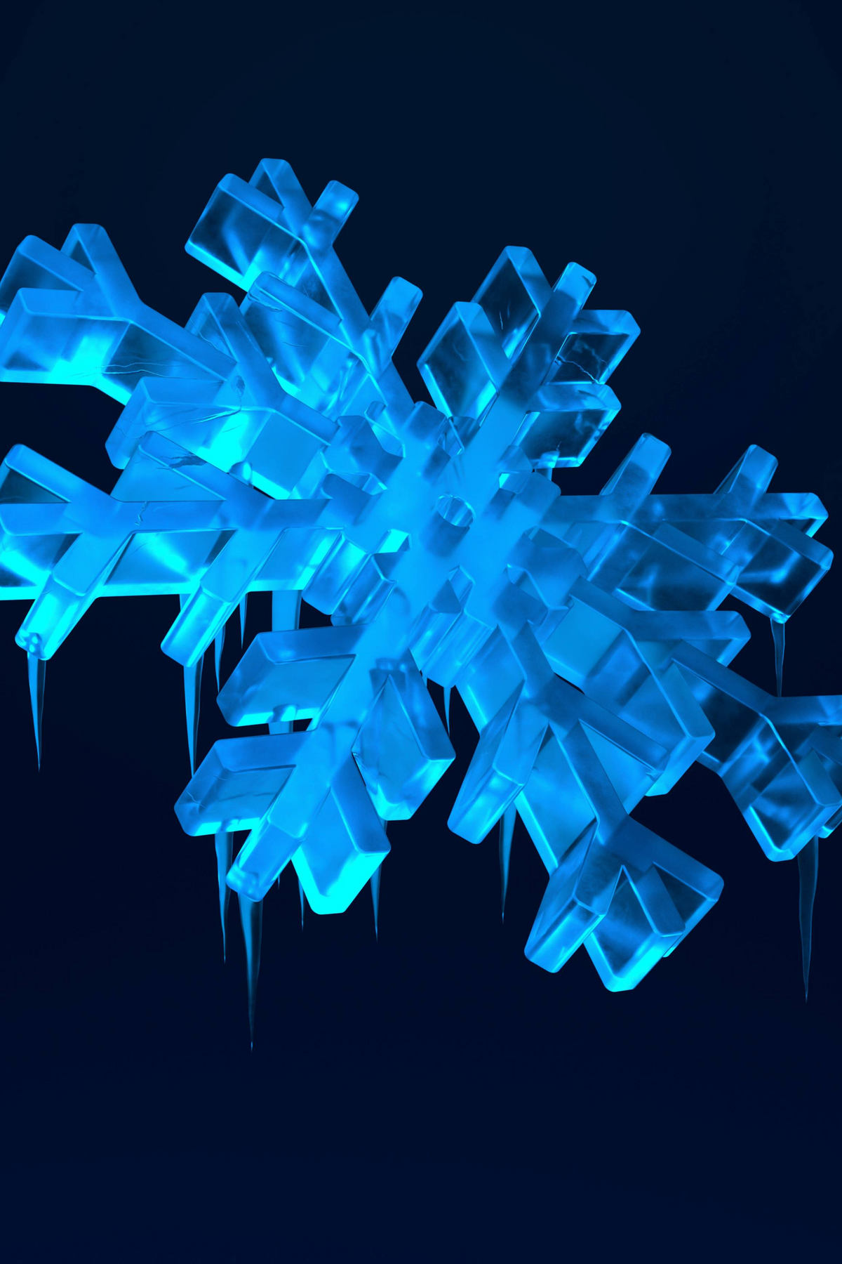 Ice Harmony: 3D Anime Elemental Emoji & Theme Pack