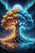 Tree of Life Anime Phone Wallpaper preview