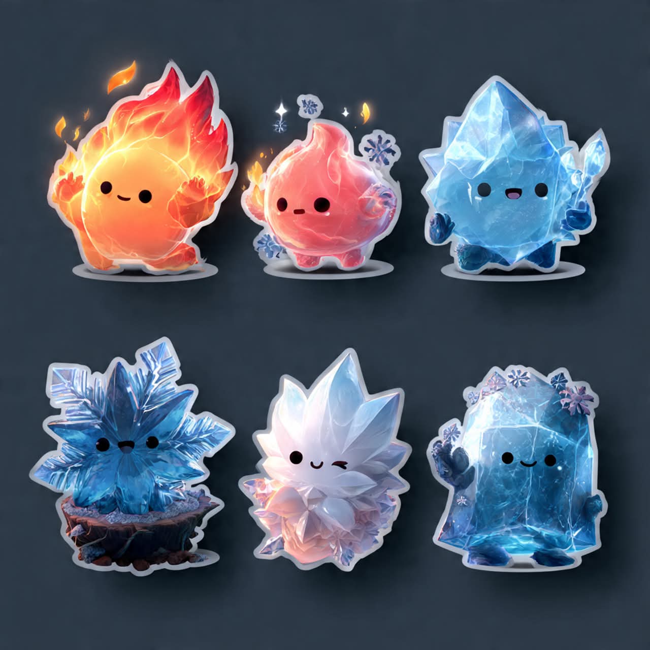 3D Anime emojis